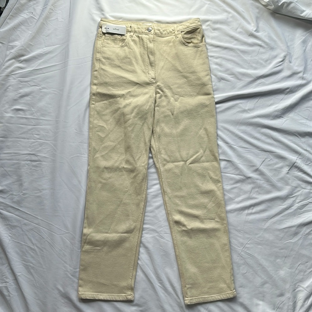 Light birch Wilfred / Aritzia Melina Pants - Sz 10